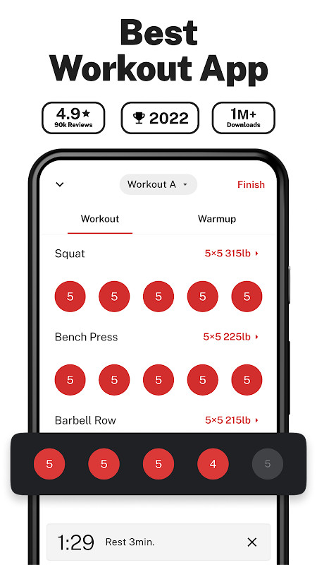 StrongLifts Weight Lifting Log screenshot image 10_Popularmodapk.com