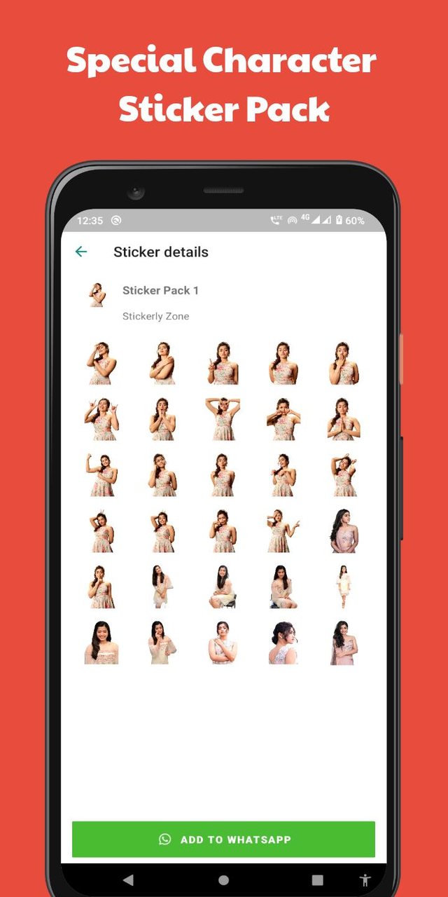 Rashmika Mandanna - WASticker screenshot image 3_Popularmodapk.com