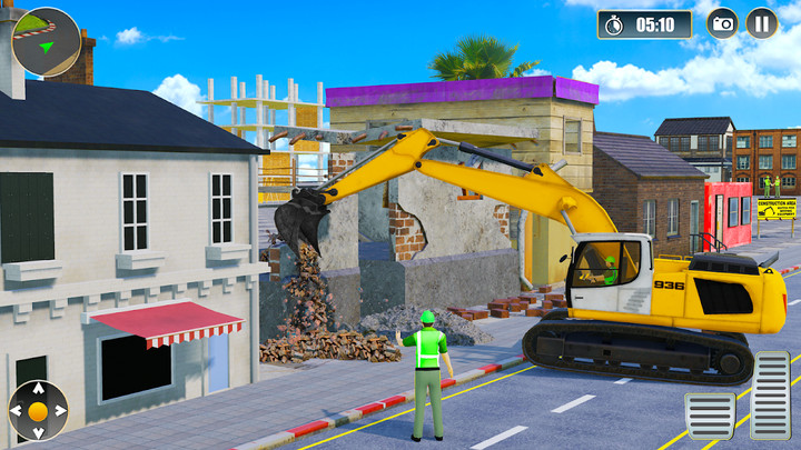 Heavy Excavator Demolish Games screenshot image 1_Popularmodapk.com