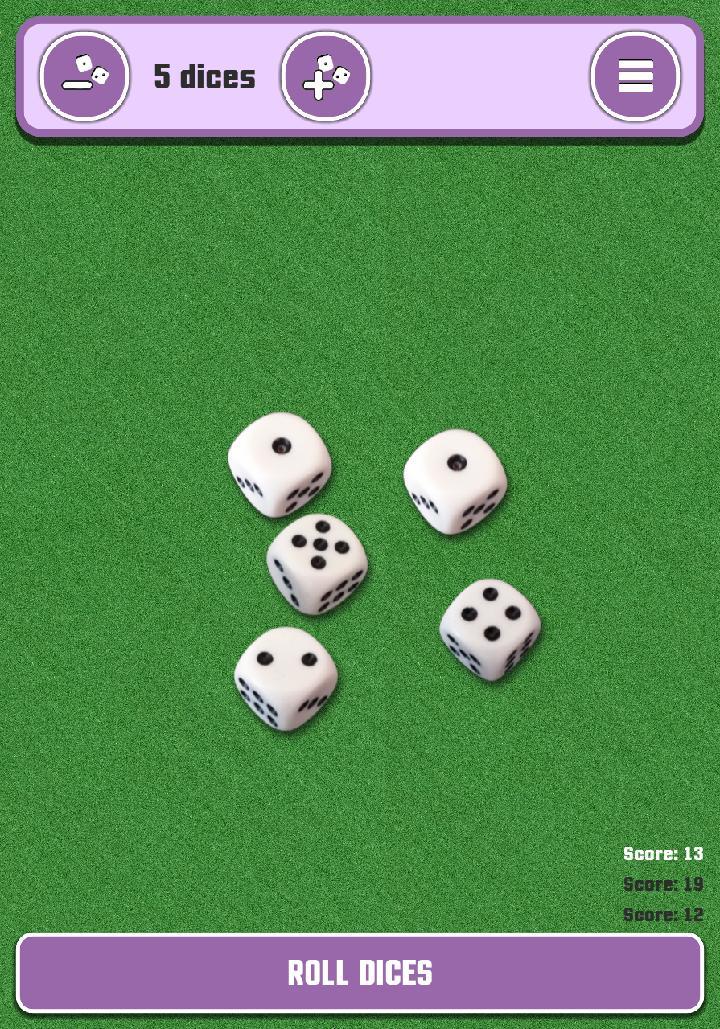 Virtual Dices screenshot image 2_Popularmodapk.com
