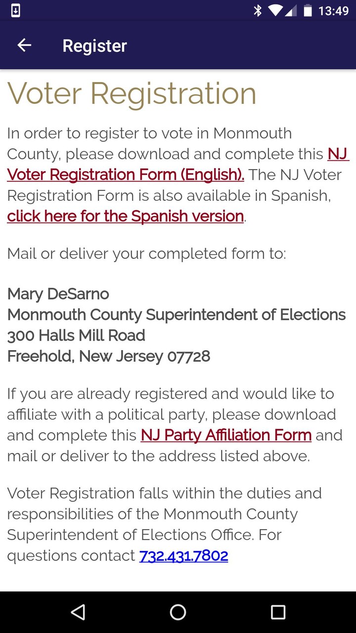 Monmouth County Votes screenshot image 8_Popularmodapk.com