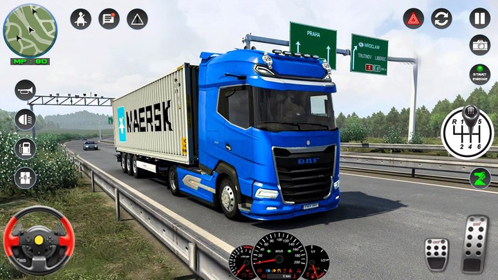 Euro Cargo Truck Driving Game screenshot image 2_Popularmodapk.com