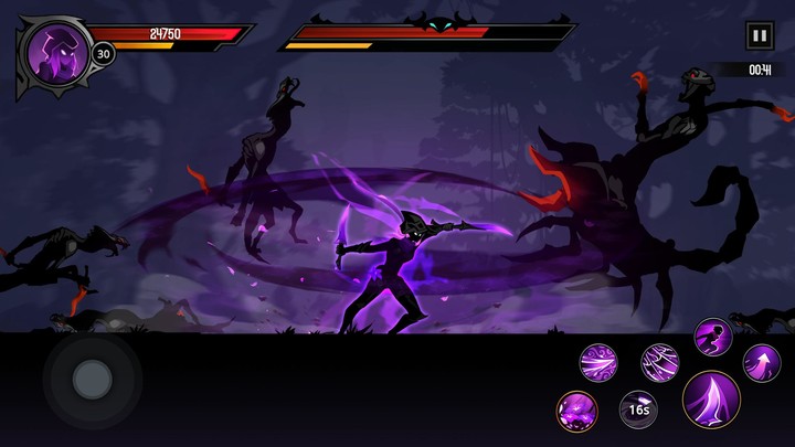 Shadow Knight: Ninja Fighting screenshot image 3_Popularmodapk.com