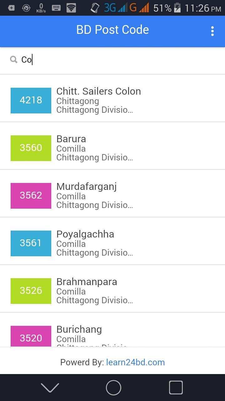 BD Post Code screenshot image 7_Popularmodapk.com