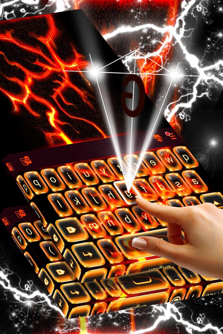 Burning Fire Keyboard screenshot image 7_Popularmodapk.com