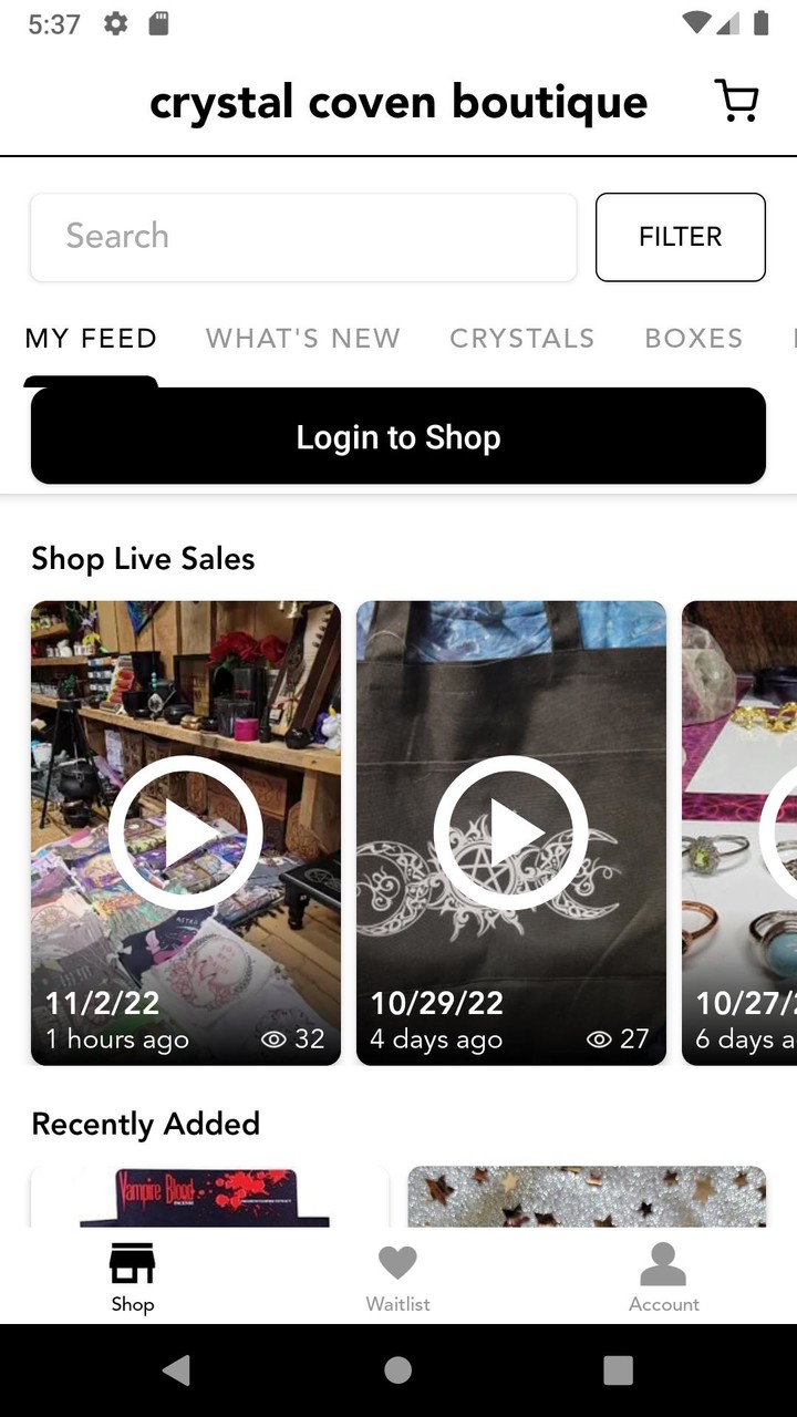 crystal coven boutique screenshot image 2_Popularmodapk.com