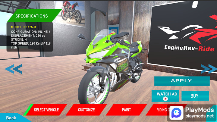 EngineRev-Ride<span>(Speed change)</span> screenshot image 1_Popularmodapk.com