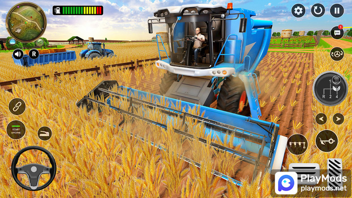 Real Tractor Farming Game 2023<span>(Unlimited Money)</span> screenshot image 1_Popularmodapk.com