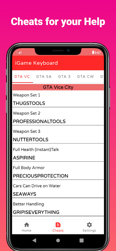 iGame:Game Keyboard for cheats screenshot image 22_Popularmodapk.com