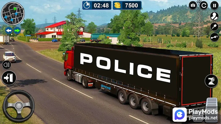 Police Truck Plane Transporter<span>( Unlimited gold)</span> screenshot image 2_Popularmodapk.com