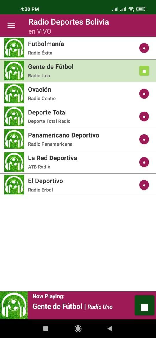 Radio Deportes Bolivia en VIVO screenshot image 14_Popularmodapk.com