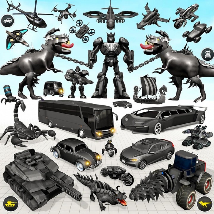 Dino Robot Car Game:Robot Game screenshot image 1_Popularmodapk.com
