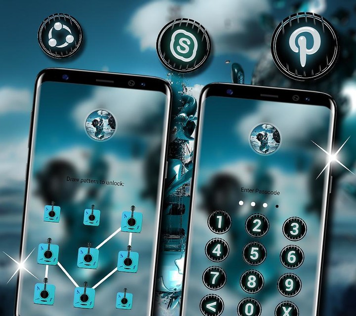 Guitar Launcher Theme screenshot image 2_Popularmodapk.com