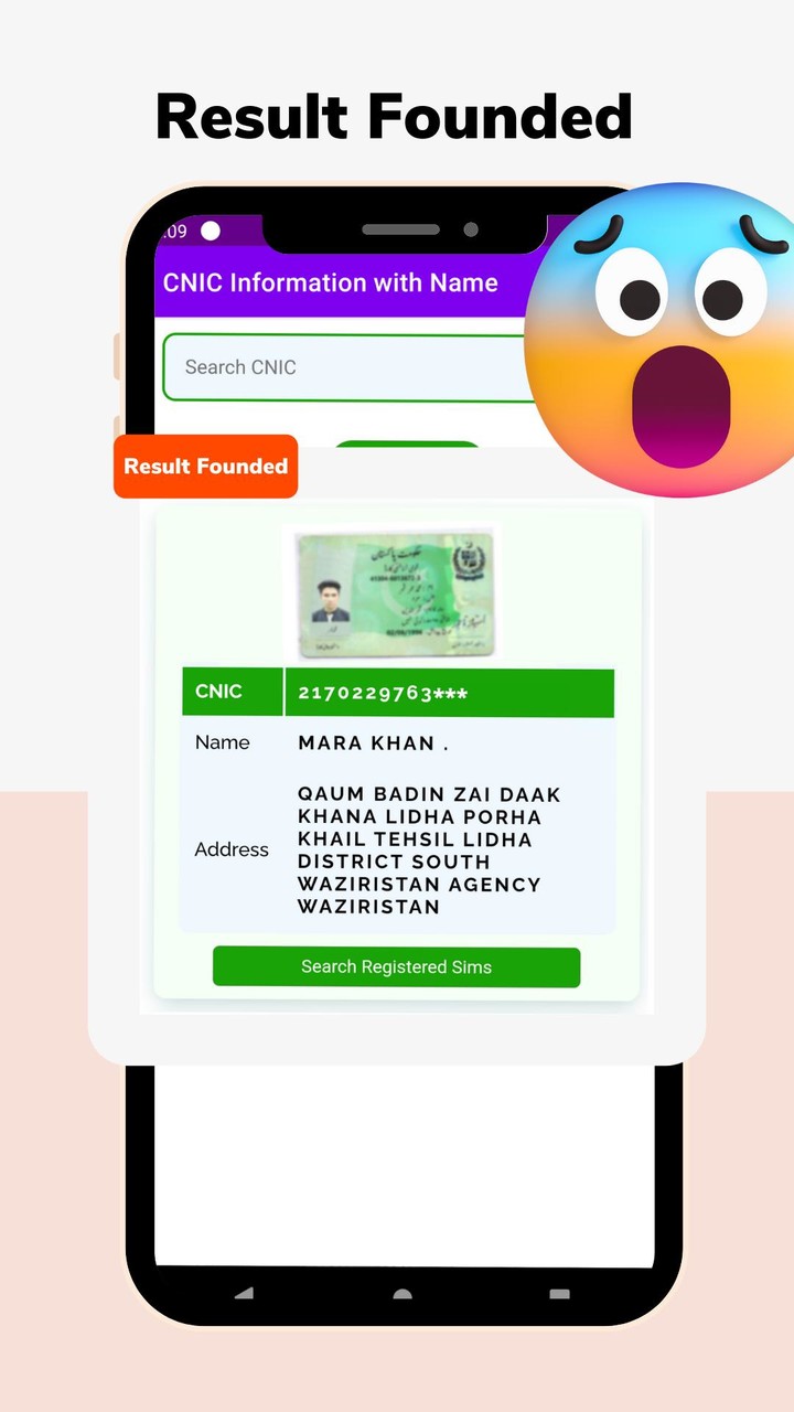 CNIC Information with Name screenshot image 5_Popularmodapk.com