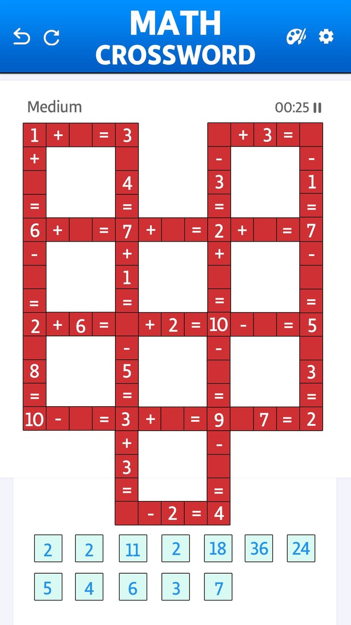 Math Puzzle Game: Crossmath screenshot image 3_Popularmodapk.com