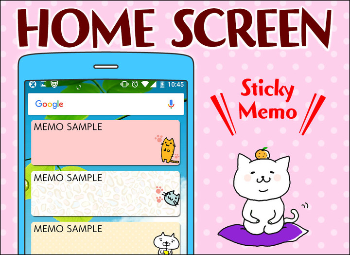 Cat Memo Pad Collection screenshot image 8_Popularmodapk.com