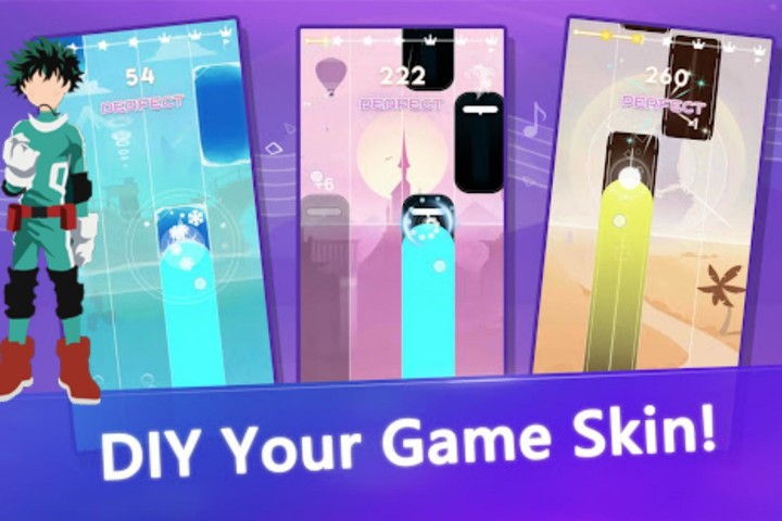 My Hero Academia Piano Tiles screenshot image 1_Popularmodapk.com