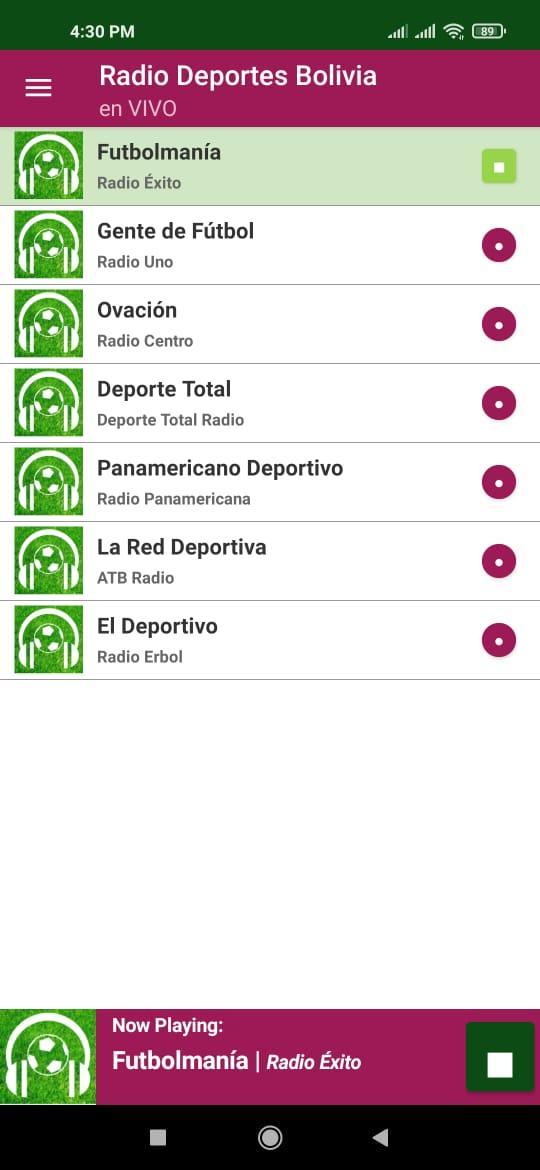 Radio Deportes Bolivia en VIVO screenshot image 13_Popularmodapk.com
