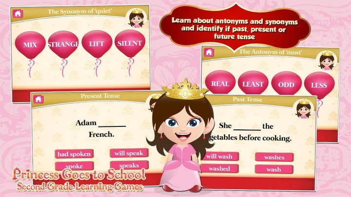 Princess Second Grade Games screenshot image 5_Popularmodapk.com