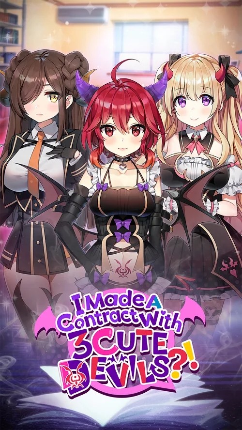 I Made A Contract with 3 Cute Devils Anime Game(Skip advertising and get a reward) screenshot image 1_Popularmodapk.com