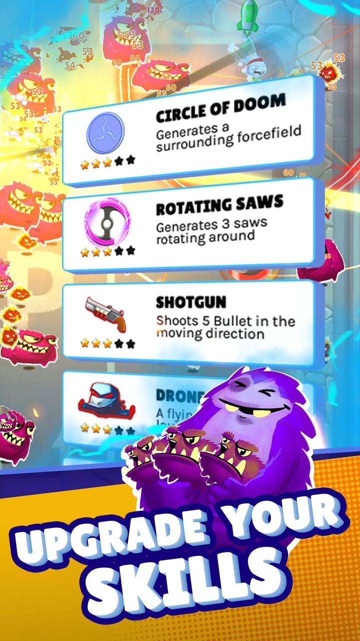 Rabbits vs Monsters: Survival screenshot image 1_Popularmodapk.com