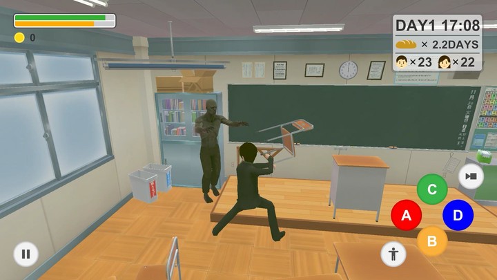 Zombie School Simulator screenshot image 15_Popularmodapk.com