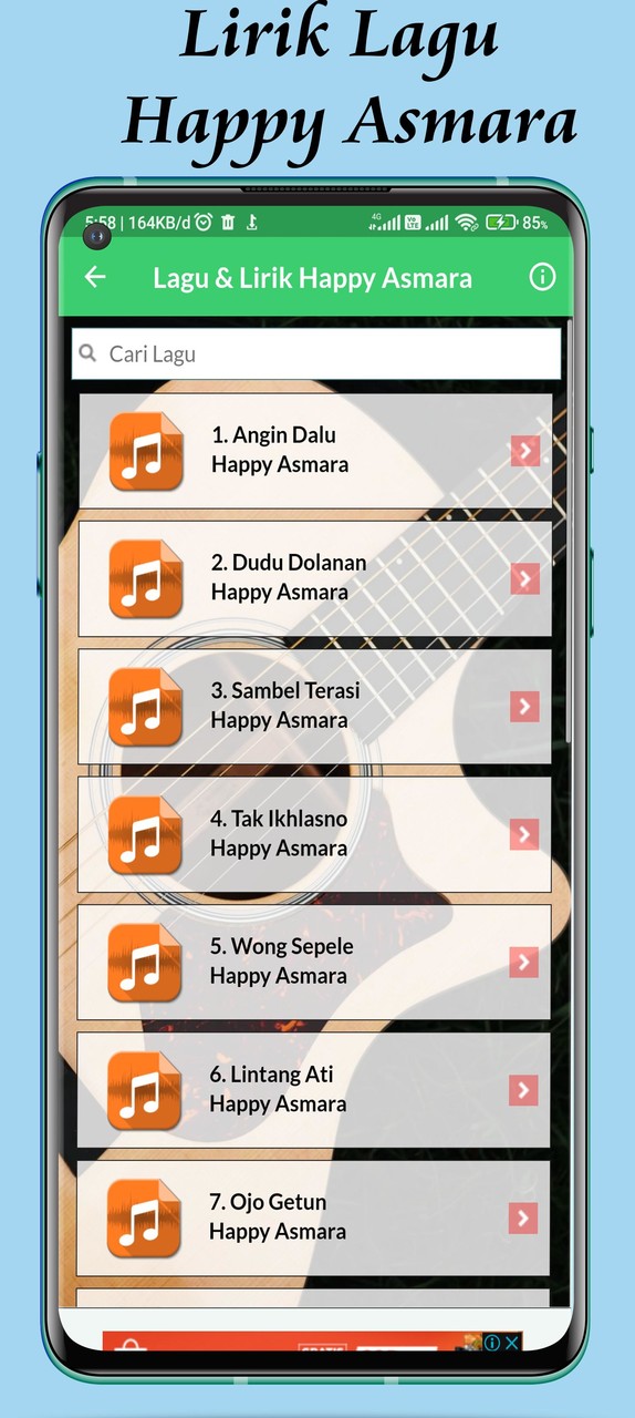 Lirik Lagu Angin Dalu - Happy Asmara Offline screenshot image 13_Popularmodapk.com