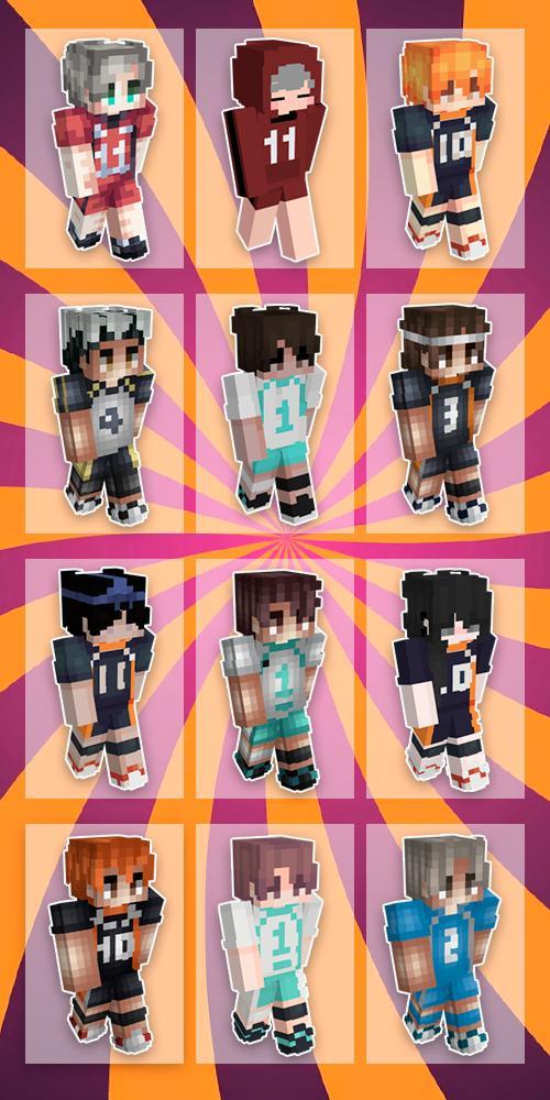 Haikyuu-Skins für Minecraft screenshot image 9_Popularmodapk.com