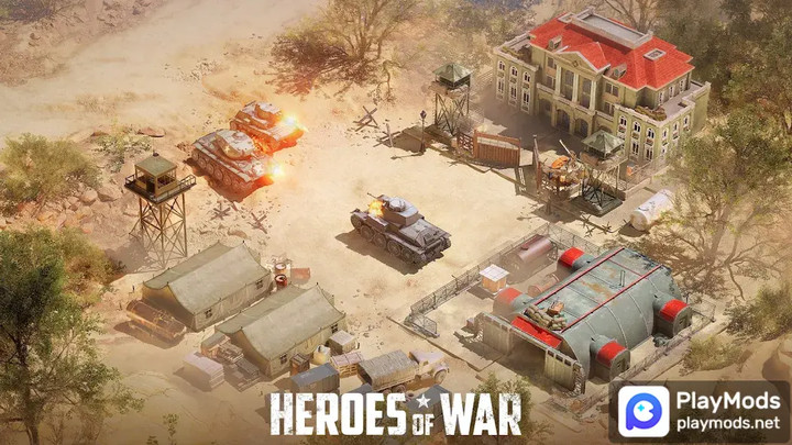 Heroes of War: Idle army game<span>(Speed change)</span> screenshot image 3_Popularmodapk.com