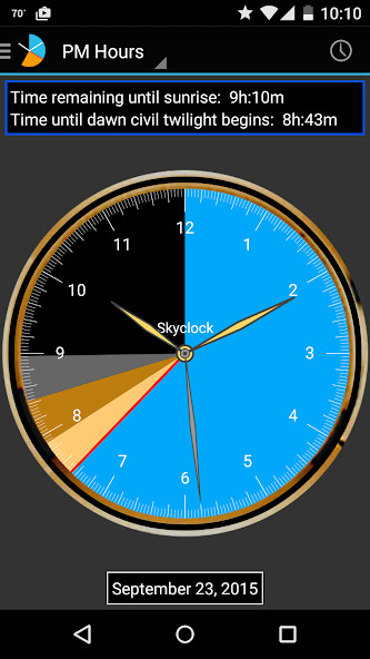 Skyclock - The sunrise/sunset<span>(Paid for free)</span> screenshot image 6_Popularmodapk.com