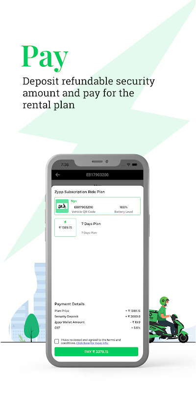 Zypp Electric Scooter Rentals screenshot image 9_Popularmodapk.com