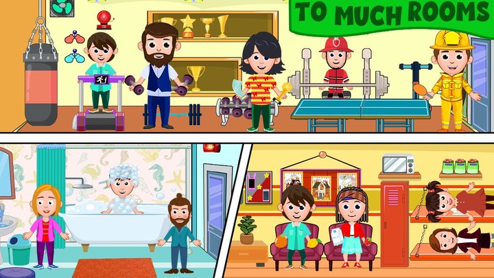 My Family Town Fire Rescue screenshot image 5_Popularmodapk.com