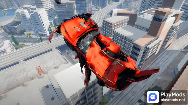 Stunt Car Crash<span>(Speed change)</span> screenshot image 2_Popularmodapk.com