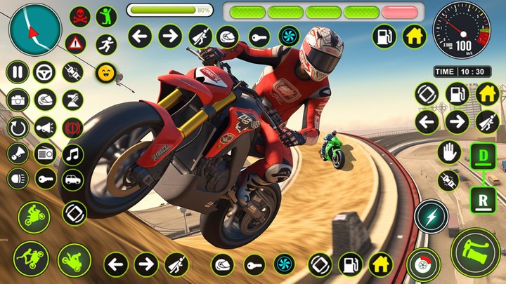 Mega Ramp Moto Stunt Bike Game screenshot image 3_Popularmodapk.com