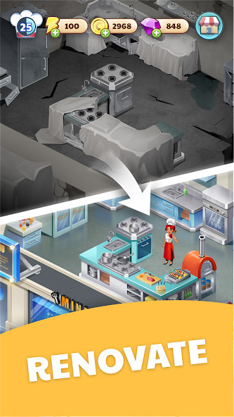 Merge Restaurant: Makeover<span>(Unlimited money)</span> screenshot image 5_Popularmodapk.com