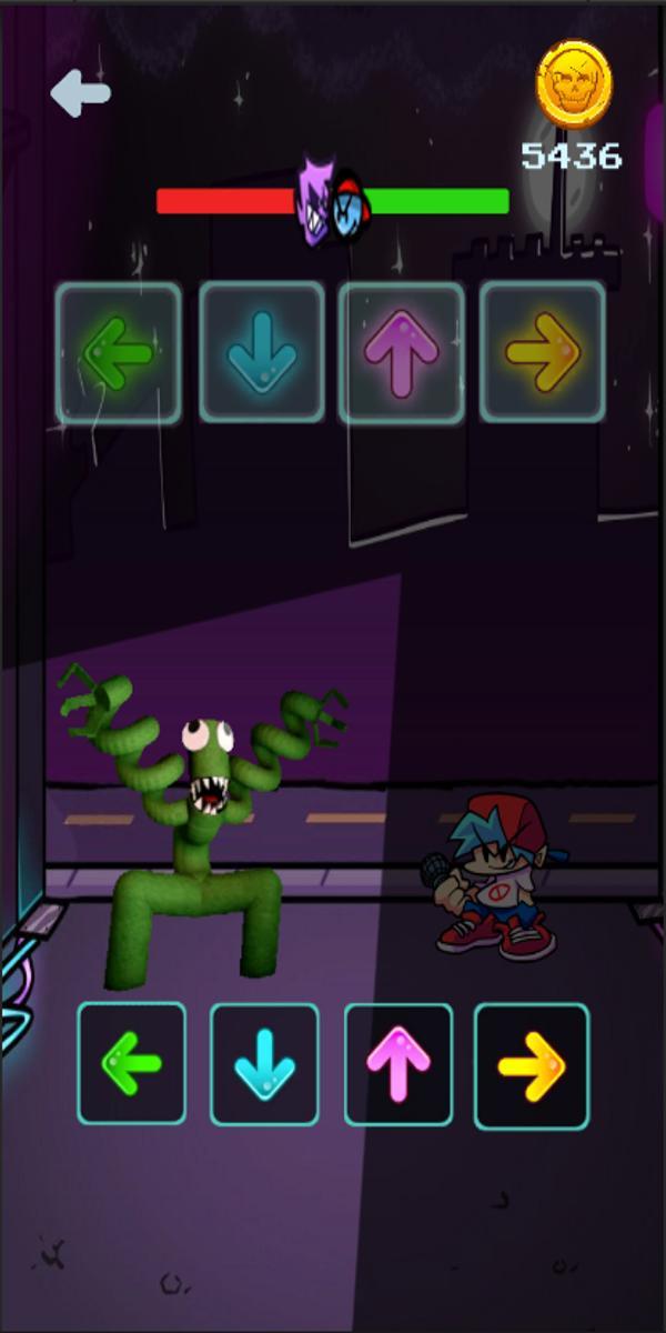 Rainbow Friends Green Mod FNF screenshot image 2_Popularmodapk.com