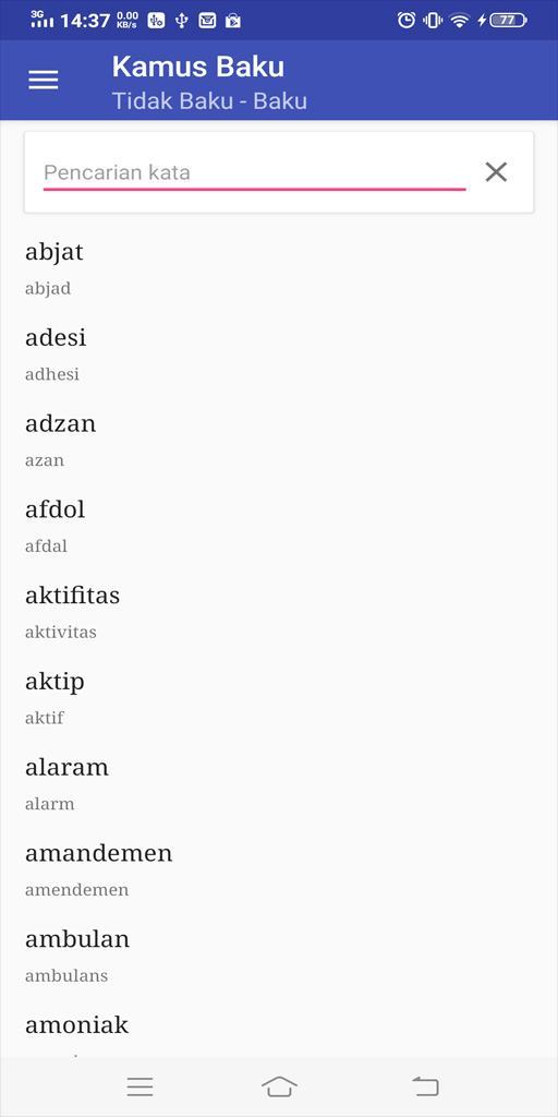 Kamus Baku screenshot image 1_Popularmodapk.com