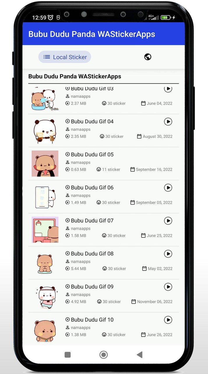 Bubu Dudu Panda WAStickerApps screenshot image 9_Popularmodapk.com