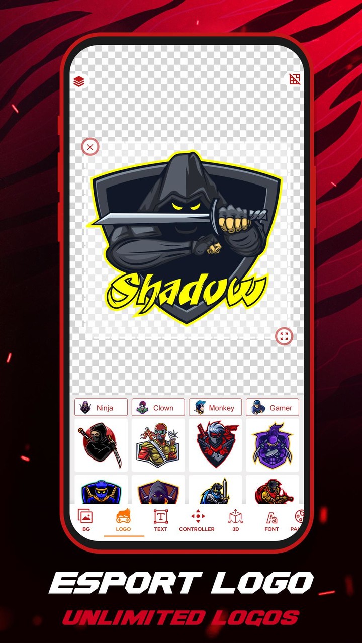 Esports Gaming Logo Maker screenshot image 13_Popularmodapk.com