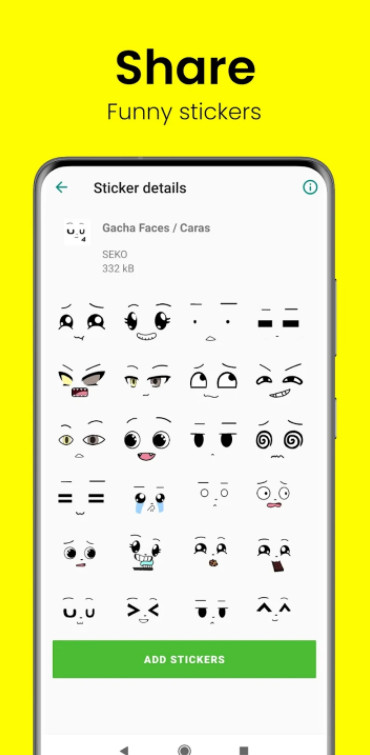 Gacha Stickers to chat with friends screenshot image 2_Popularmodapk.com