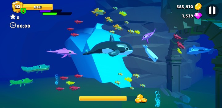 Predator Evolution & Grow Swim screenshot image 1_Popularmodapk.com