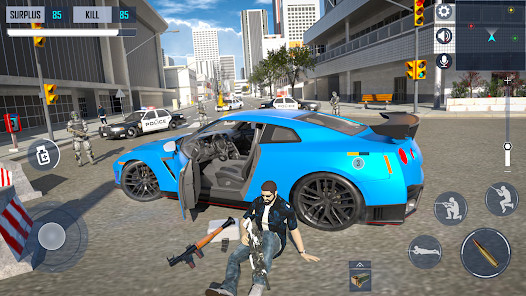 Gangster Shooting Police Game<span>(lots of gold coins)</span> screenshot image 5_Popularmodapk.com