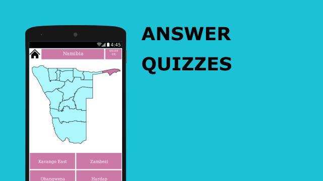 Map Quiz Puzzle 2020 - Namibia screenshot image 1_Popularmodapk.com