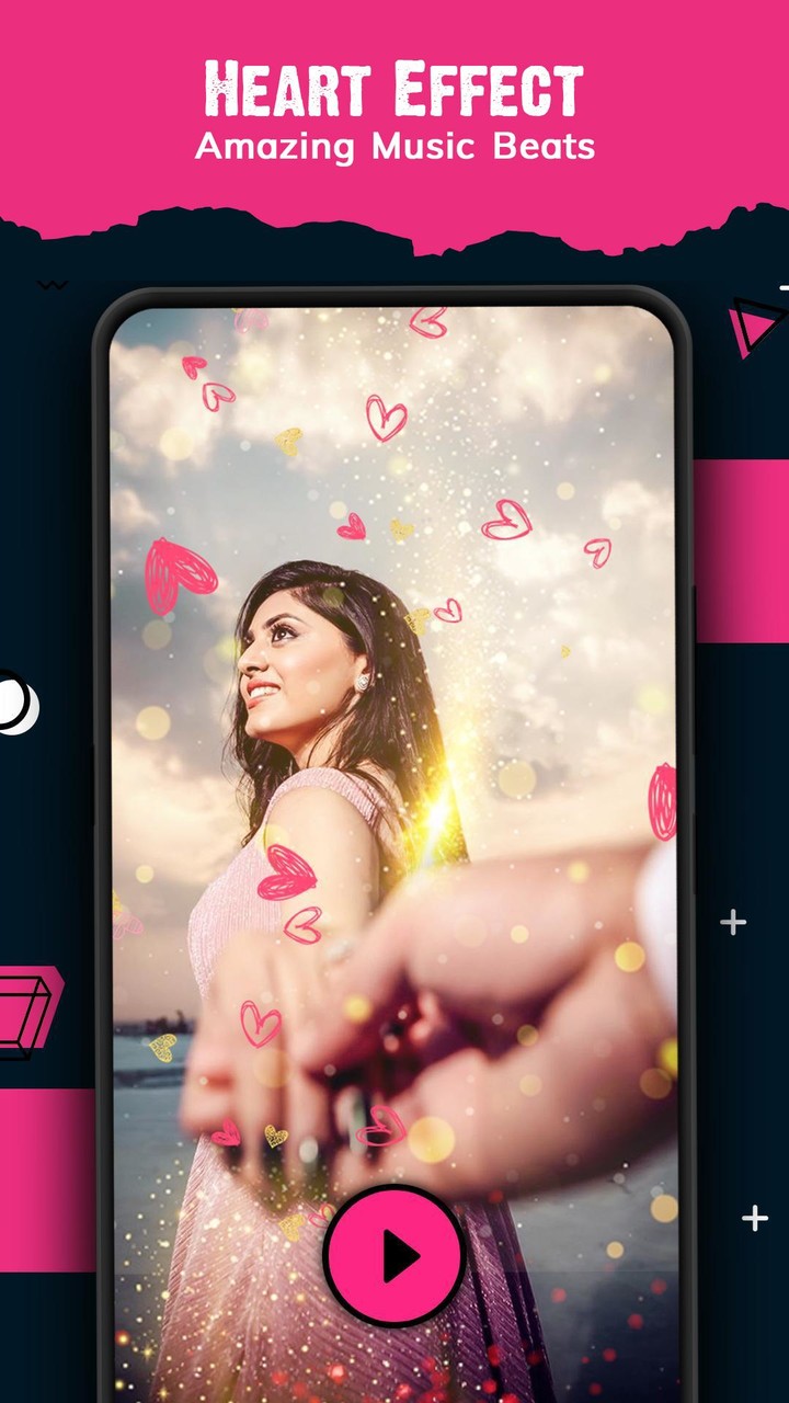 Heart Photo Effect Video Maker with Music screenshot image 2_Popularmodapk.com