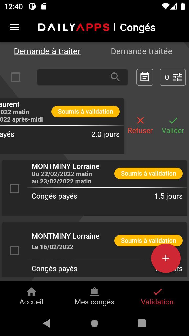 DAILYAPPS Congés screenshot image 11_Popularmodapk.com