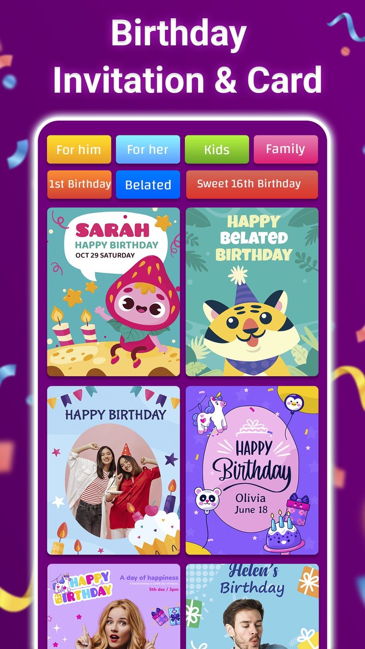Birthday Card Maker 2022 screenshot image 10_Popularmodapk.com