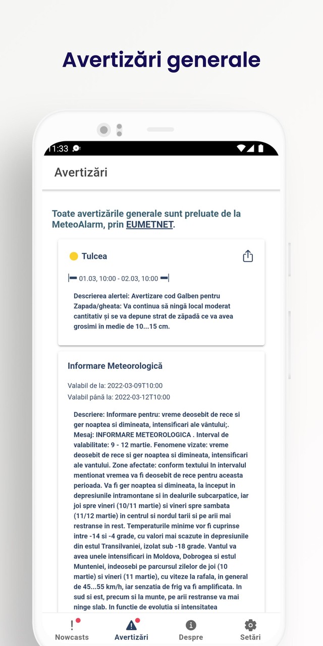 Alerte Meteo Romania screenshot image 2_Popularmodapk.com