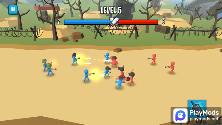 Stick Army(Unlimited Money) screenshot image 1_Popularmodapk.com