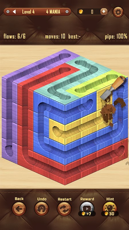 Connect the Dots - Wood Line screenshot image 4_Popularmodapk.com