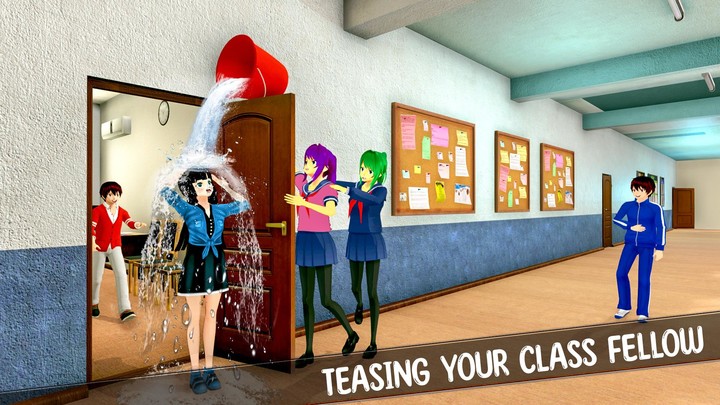 Anime High School Yandere Girl screenshot image 3_Popularmodapk.com